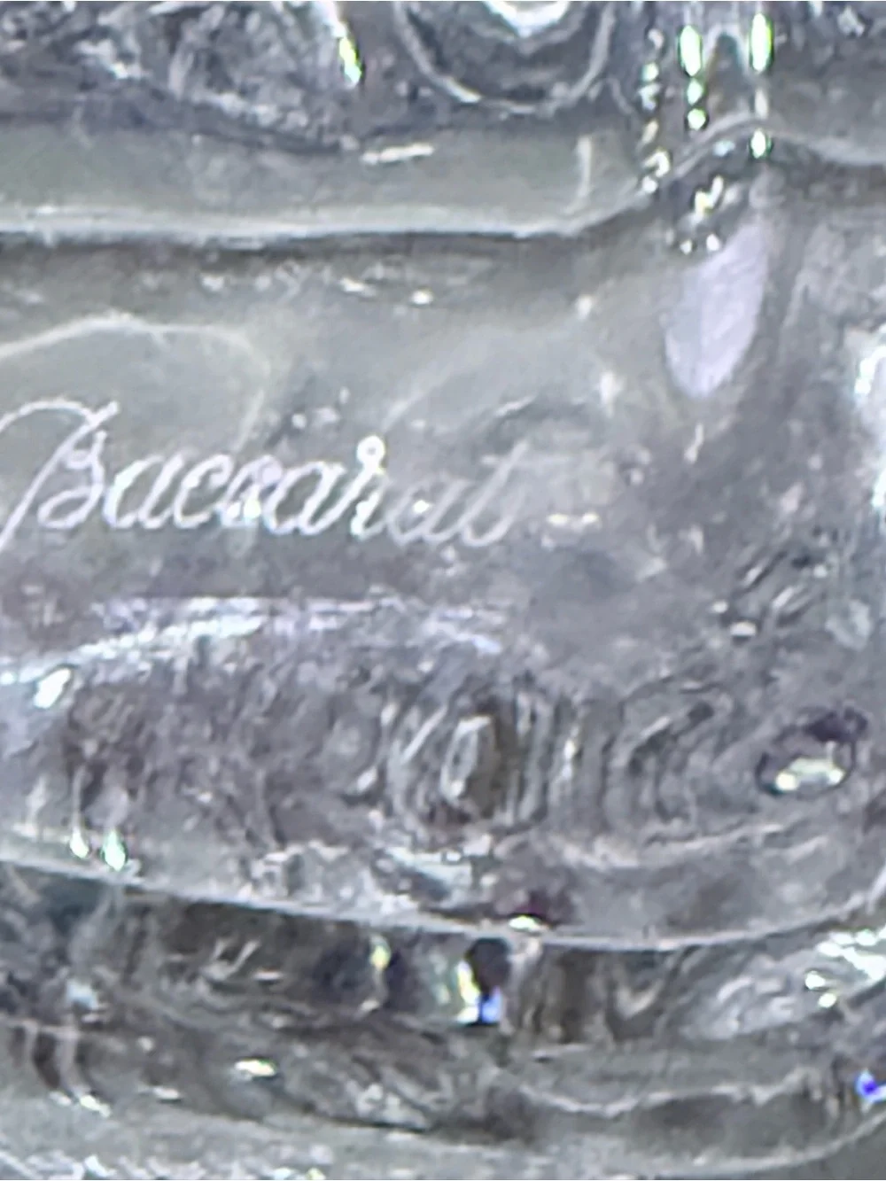 Baccarat elegant crystal