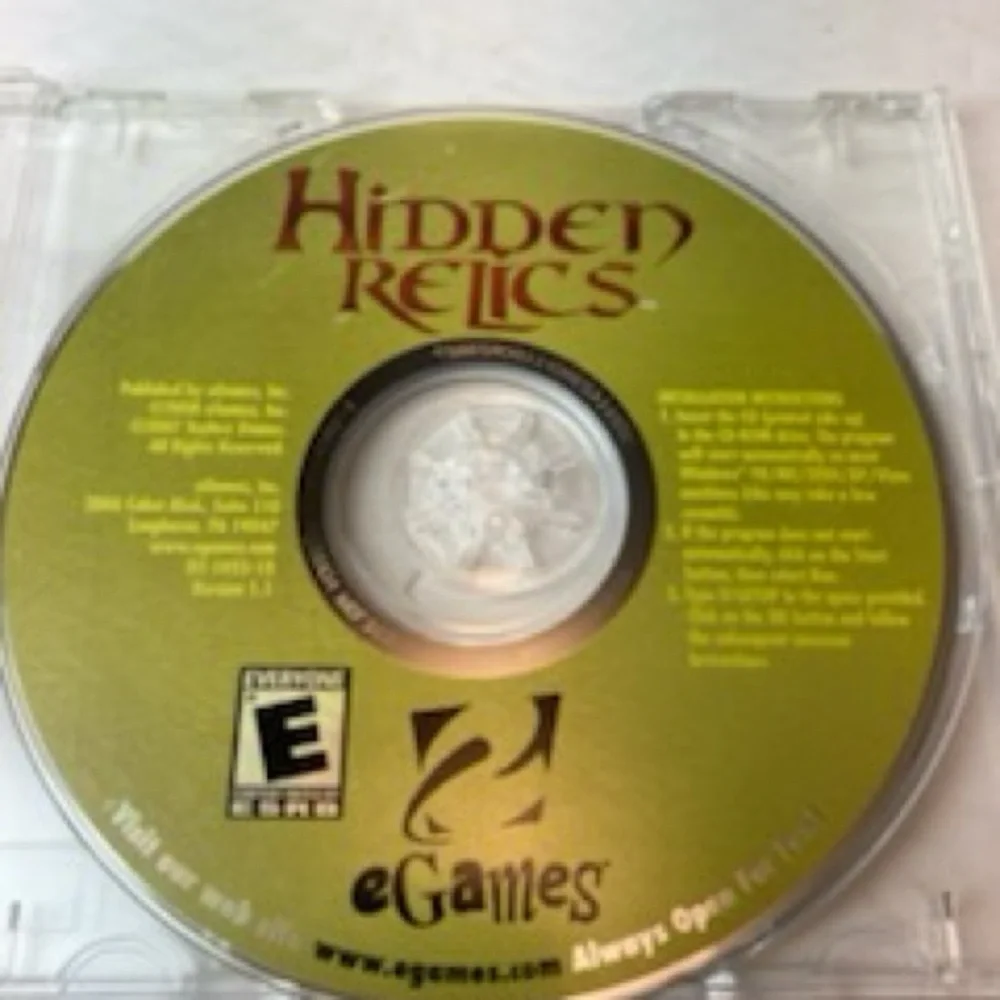 eGames hidden relics