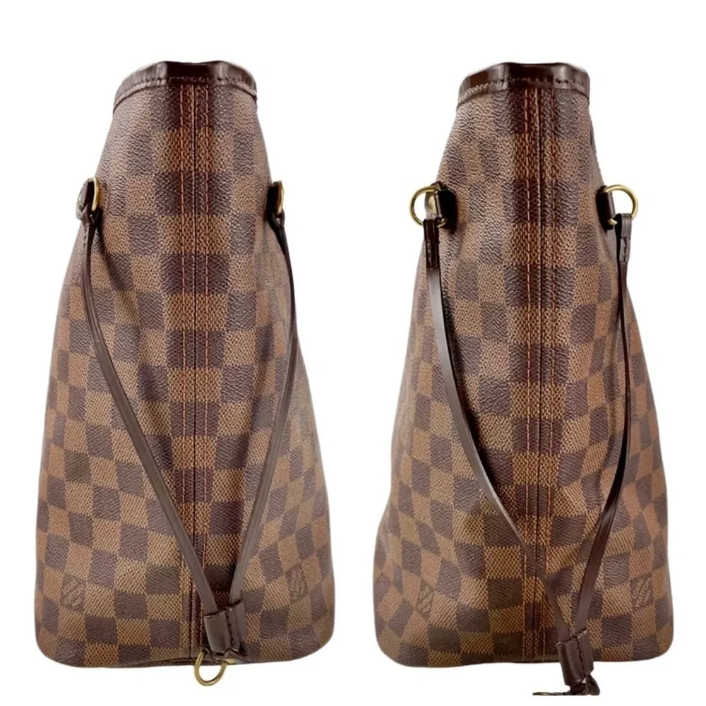 LOUIS VUITTON Damier Ebene Neverfull MM Tote Shoulder Bag  SP4019