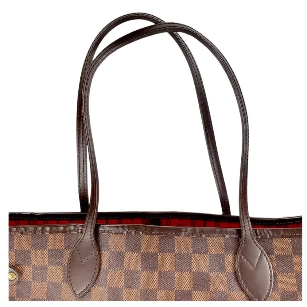 LOUIS VUITTON Damier Ebene Neverfull MM Tote Shoulder Bag  SP4019