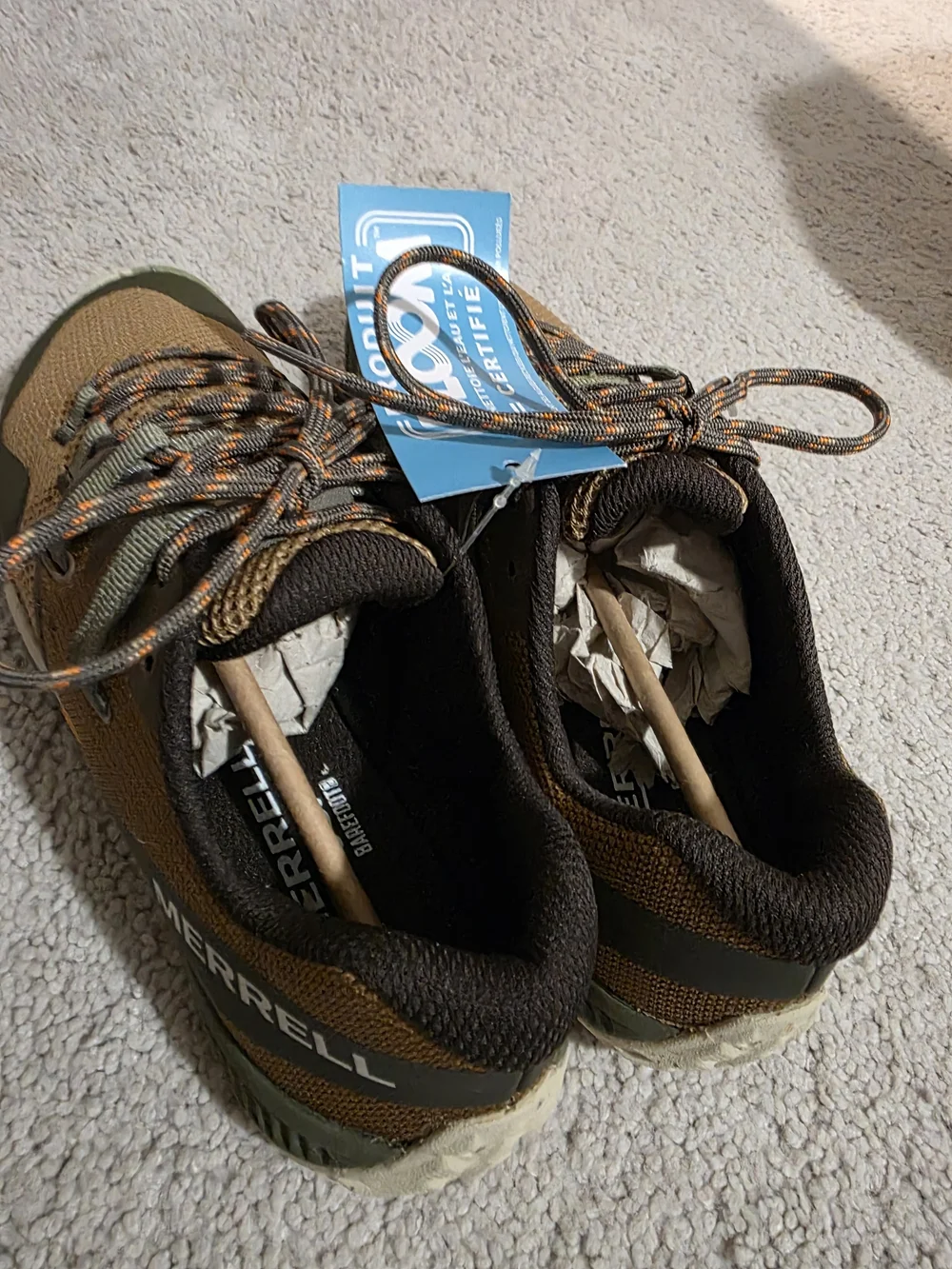 Merrell trail running