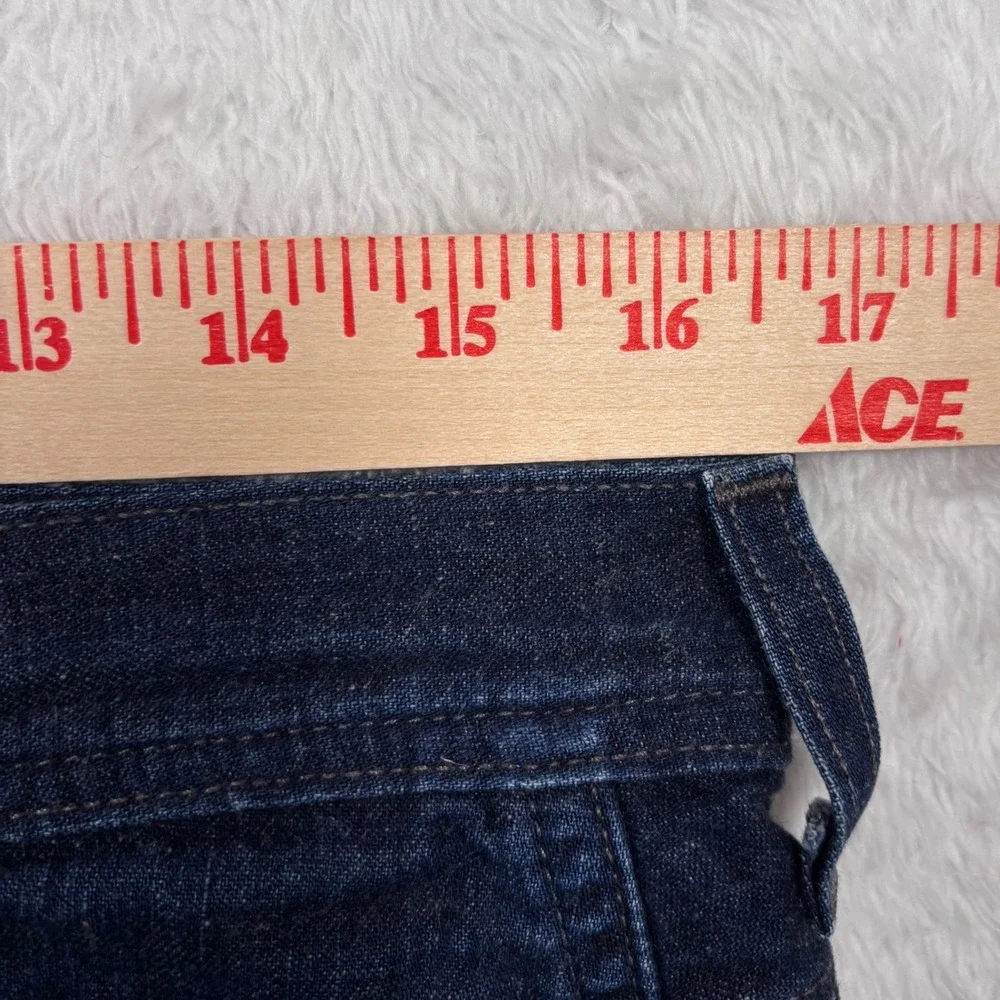 Wallace & Barnes Shorts Men 32 Button Fly Japan Indigo Selvedge Denim Cutoff USA