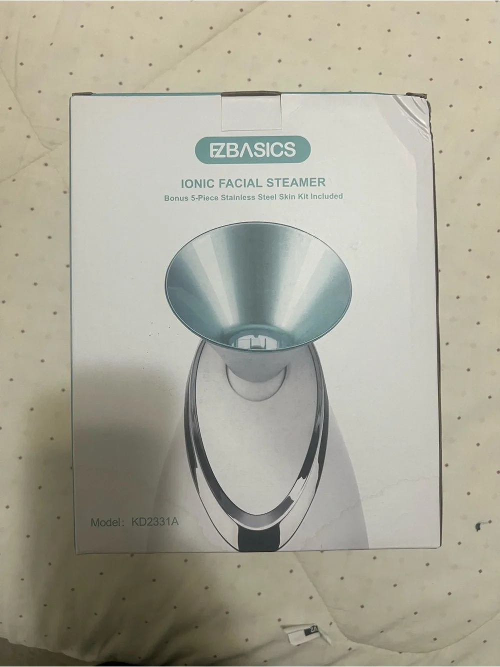 EZBASICS Ionic Facial Steamer - Light Blue
