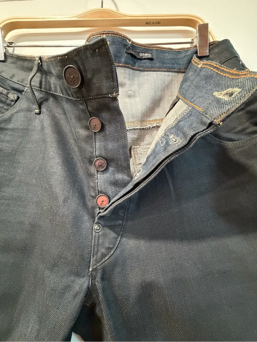 G-Star denim straight panel