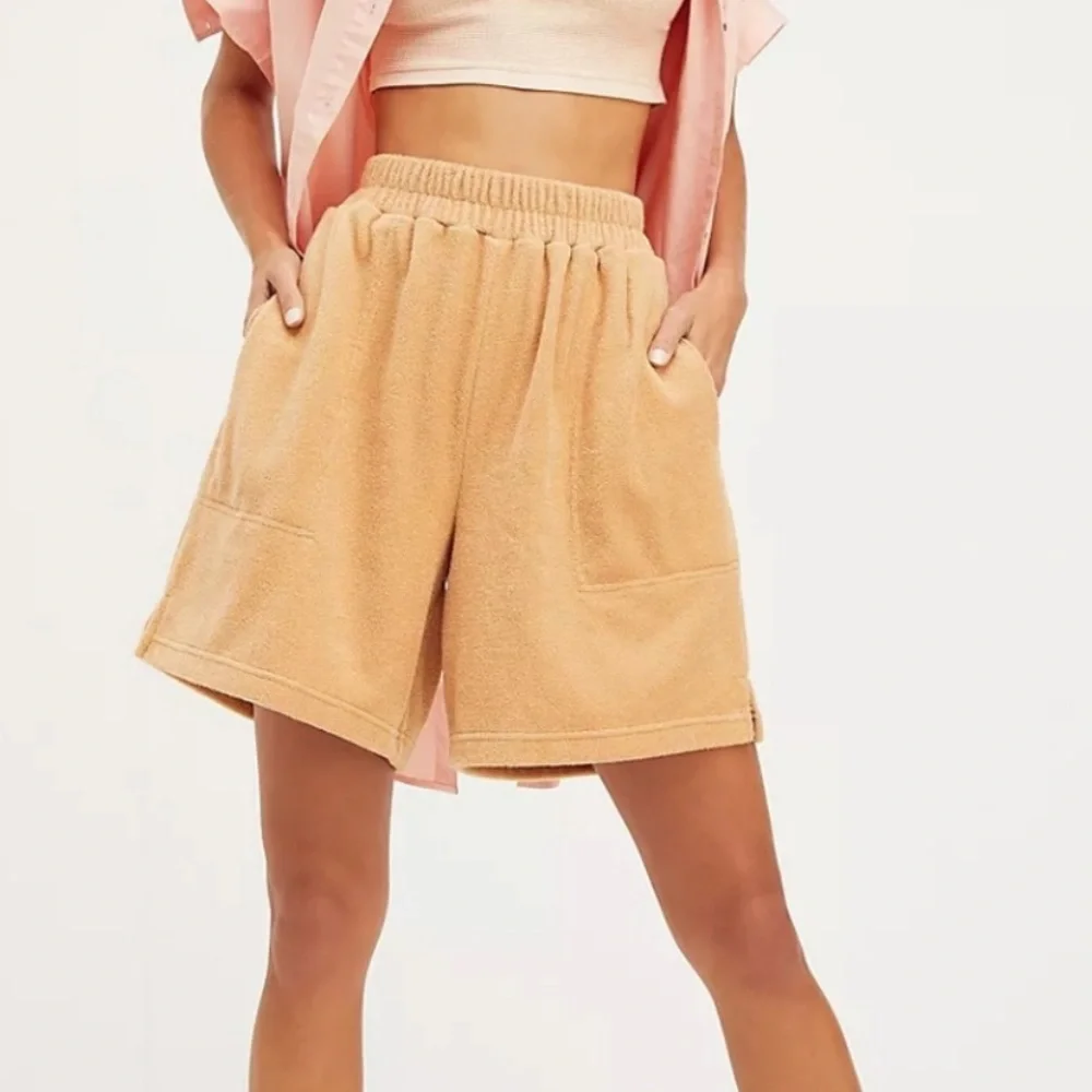 Free People Beach Terry Cloth Shorts