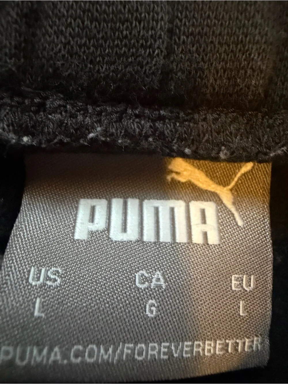 Puma black jogger