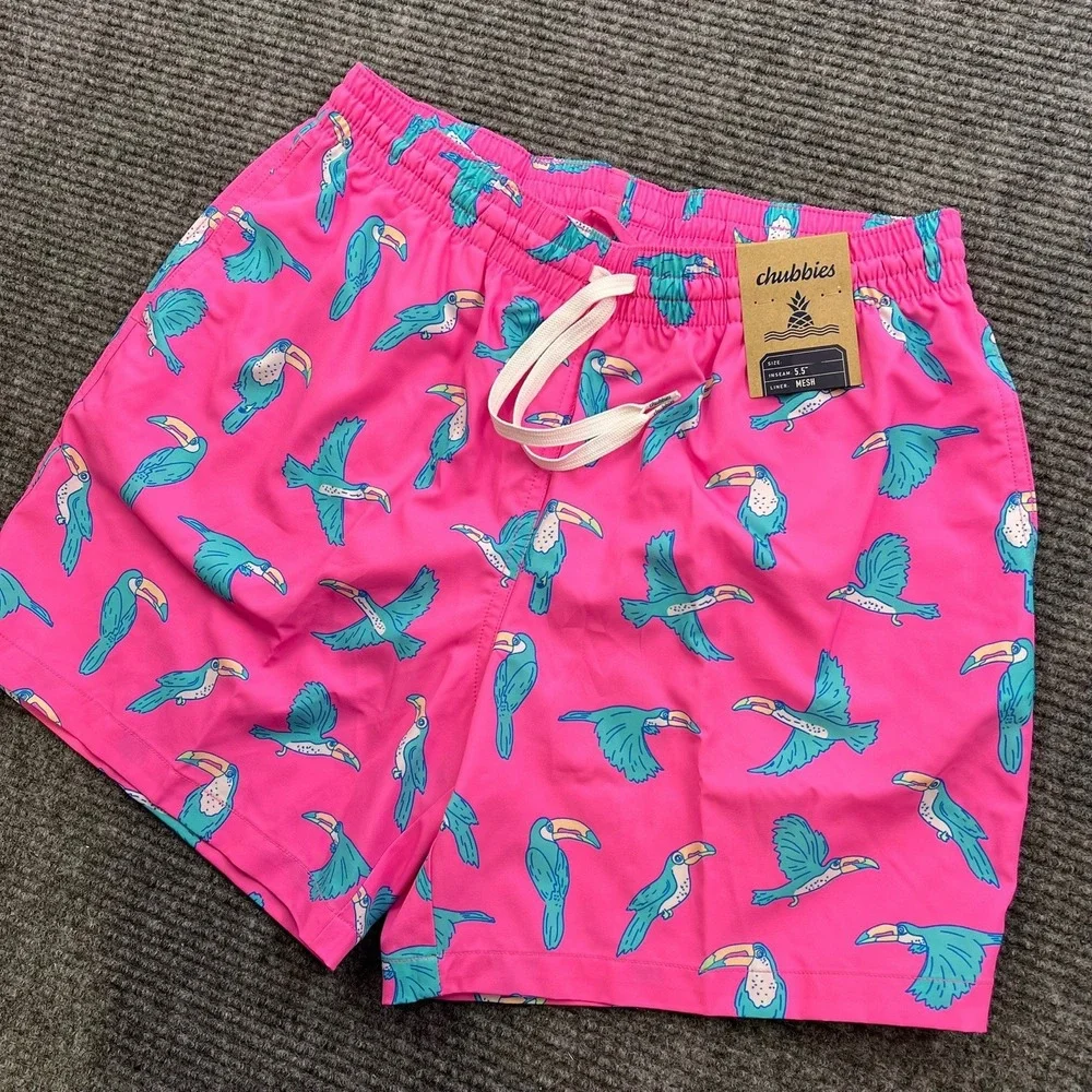 Chubbies Men's Large Toucans Do It 5.5