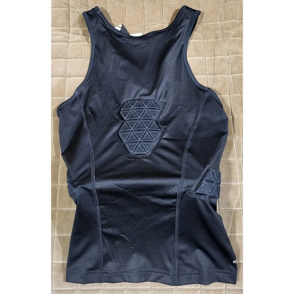 Adidas Mens Alphaskin Force Tank Top Size 2XL Padded Basketball Black NWT