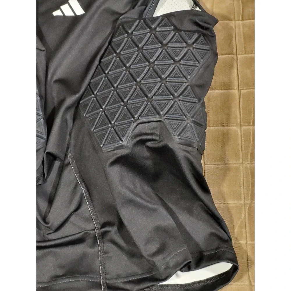 Adidas Mens Alphaskin Force Tank Top Size 2XL Padded Basketball Black NWT