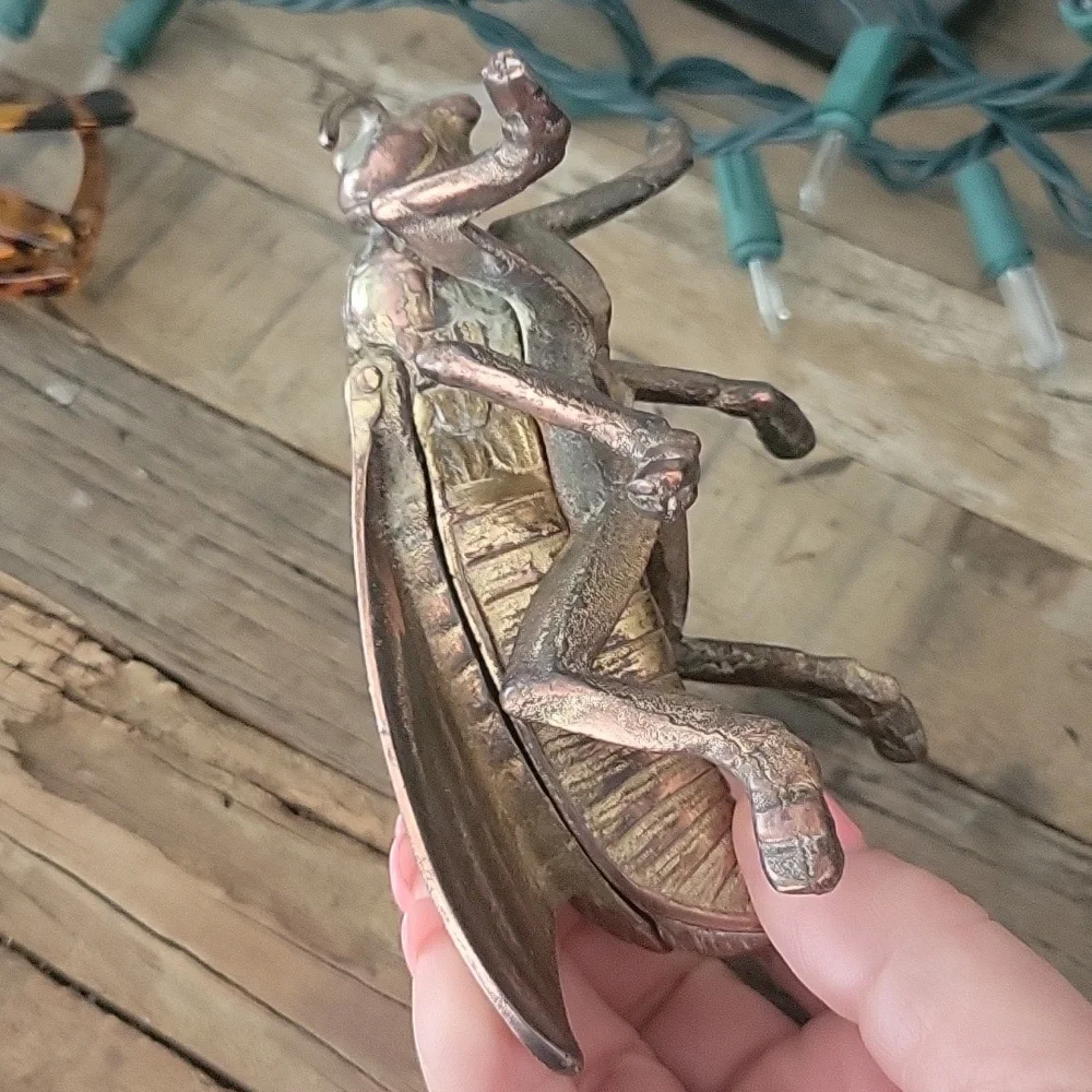 Vintage Brass Fly/Insect Ashtray/Trinket Holder