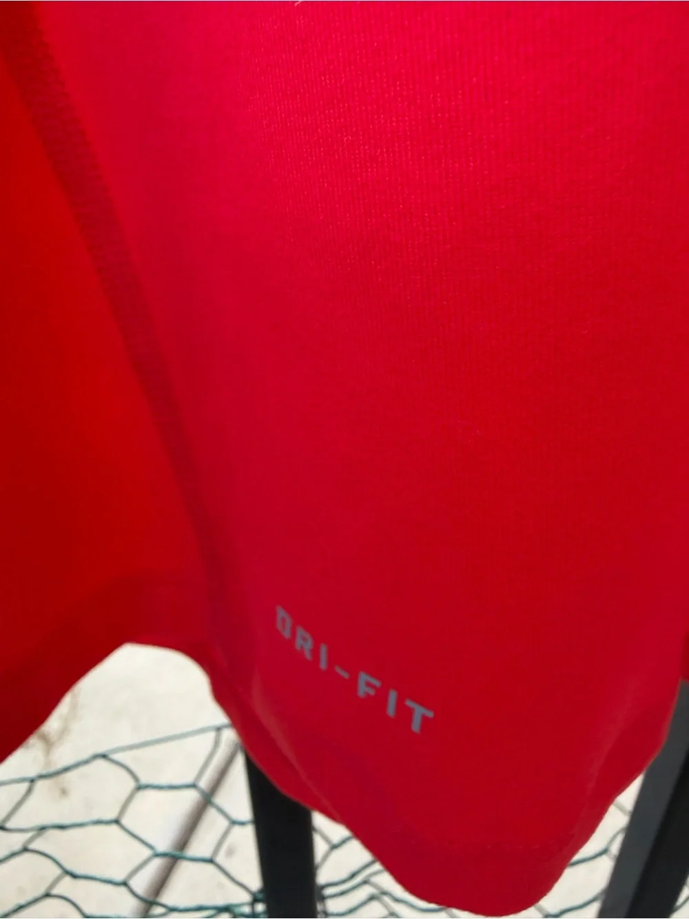 Nike Red Long-Sleeve Quarter Zip Training Top
