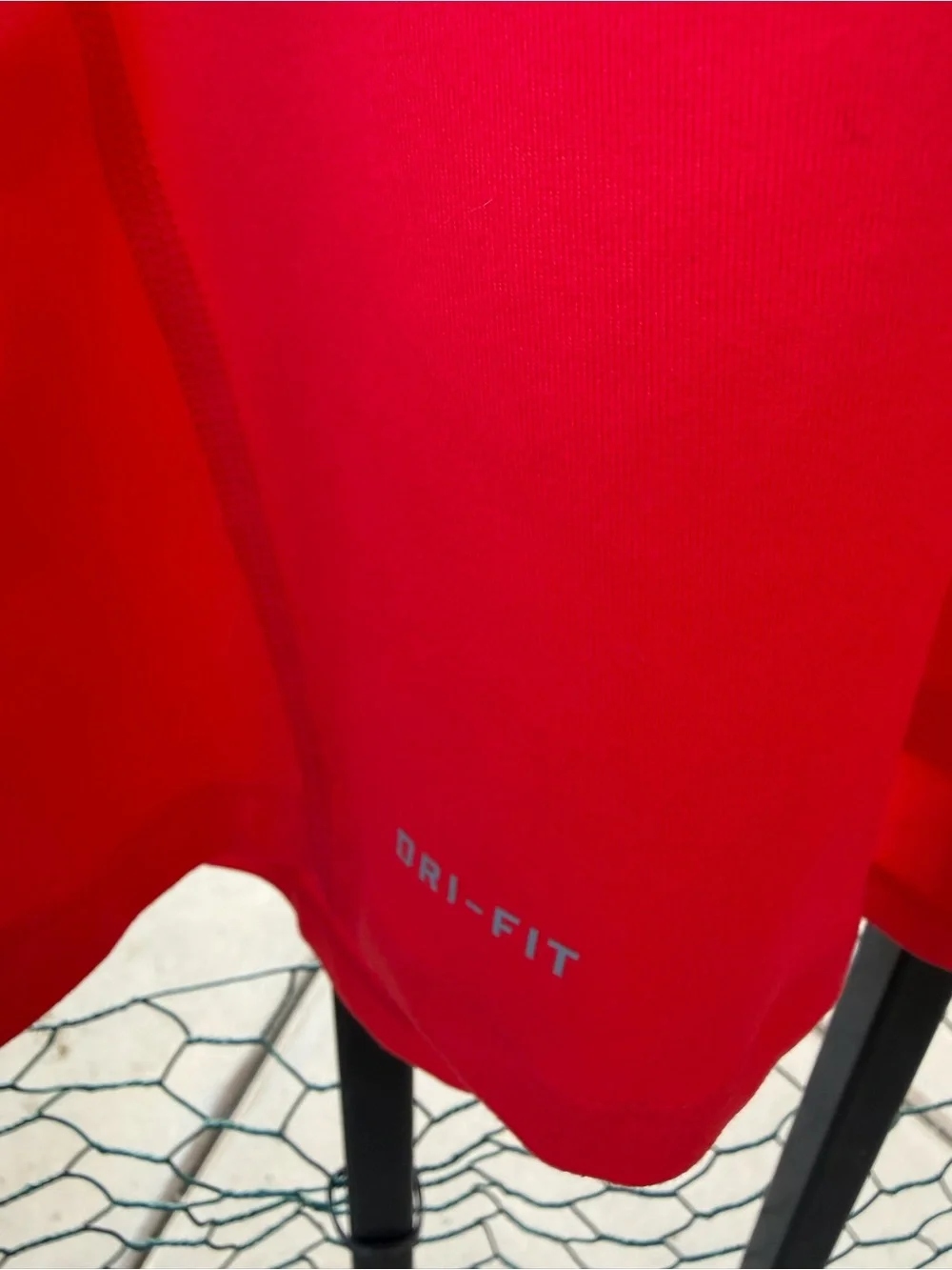 Nike Red Long-Sleeve Quarter Zip Training Top