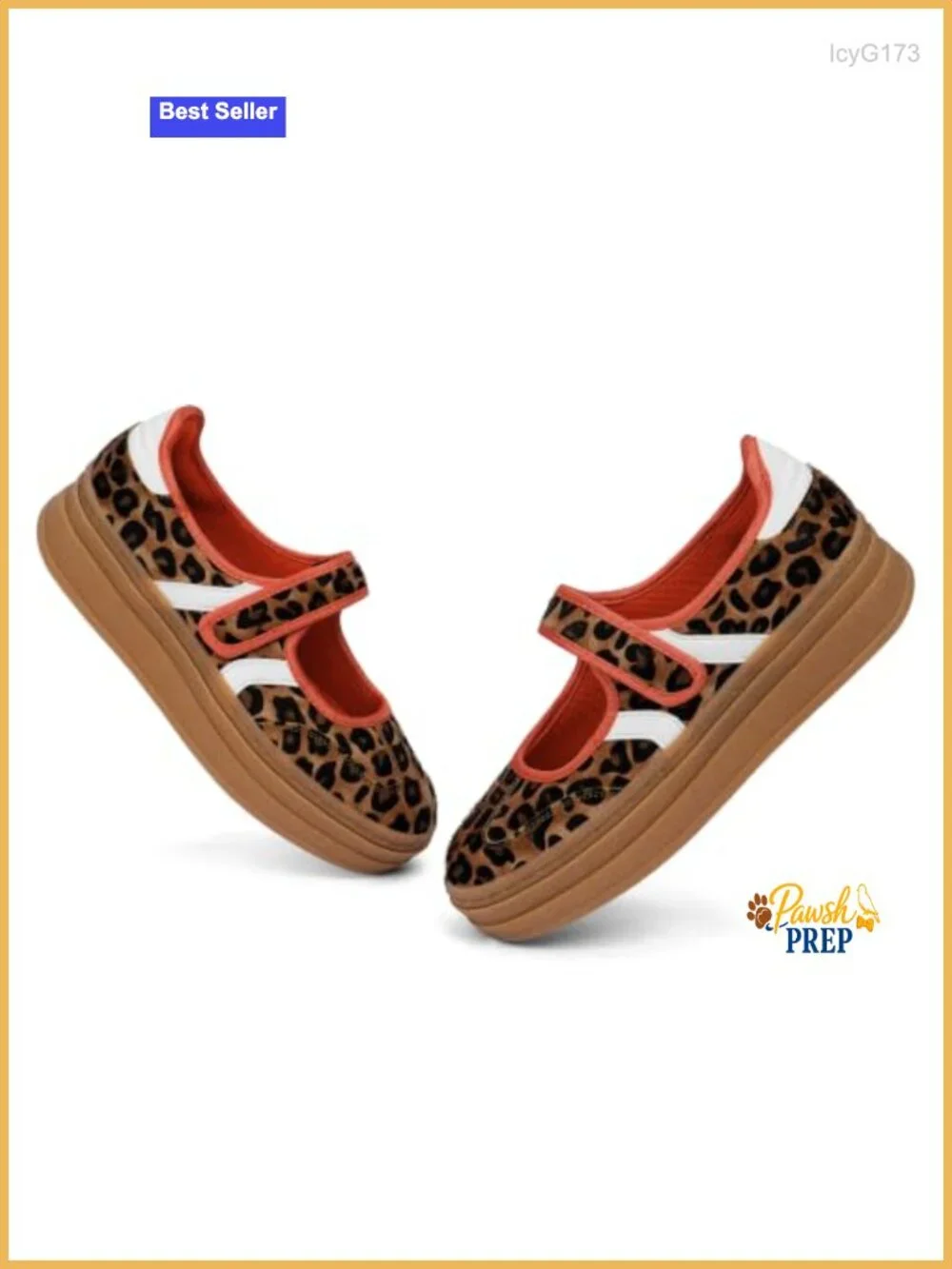 Retro Platform Mary Jane Sneakers Slip on Walking Flats with Hook and Loop