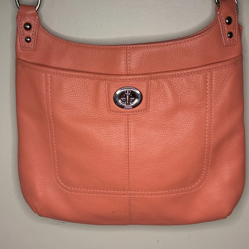 Coach Coral Leather Crossbody‎ Bag