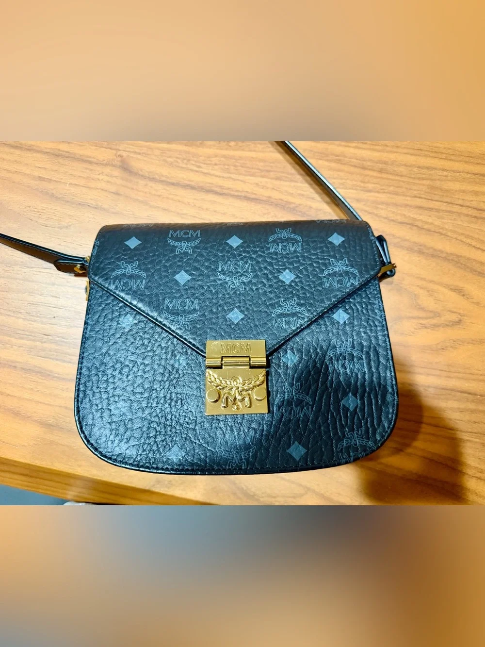 MCM Patricia Visetos Shoulder Bag
