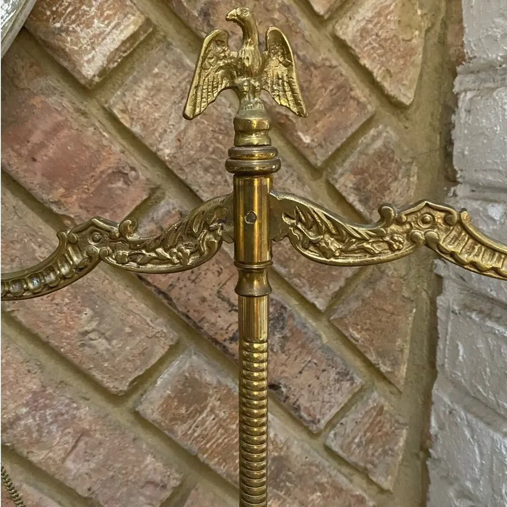 Vintage Brass Scales with‎ Eagle Finial Americana Military
