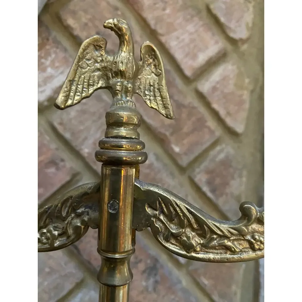 Vintage Brass Scales with‎ Eagle Finial Americana Military