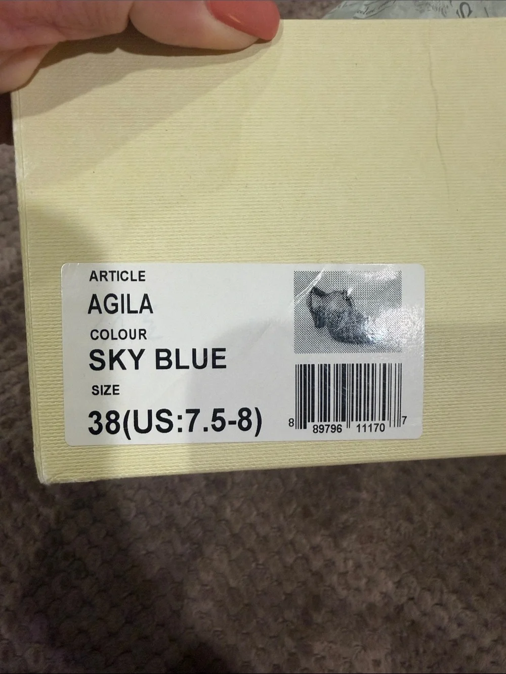 NEW L'ARTISTE Agila Sky Blue Lace-Up heels