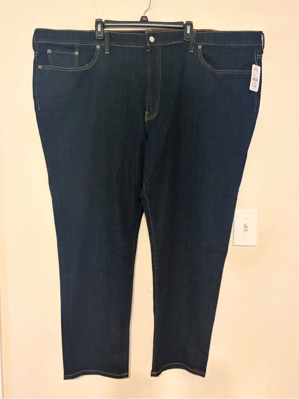 New NWT Lucky Brand Mens Athletic Taper Medium Wash Jeans 54 Waist 54x32‎