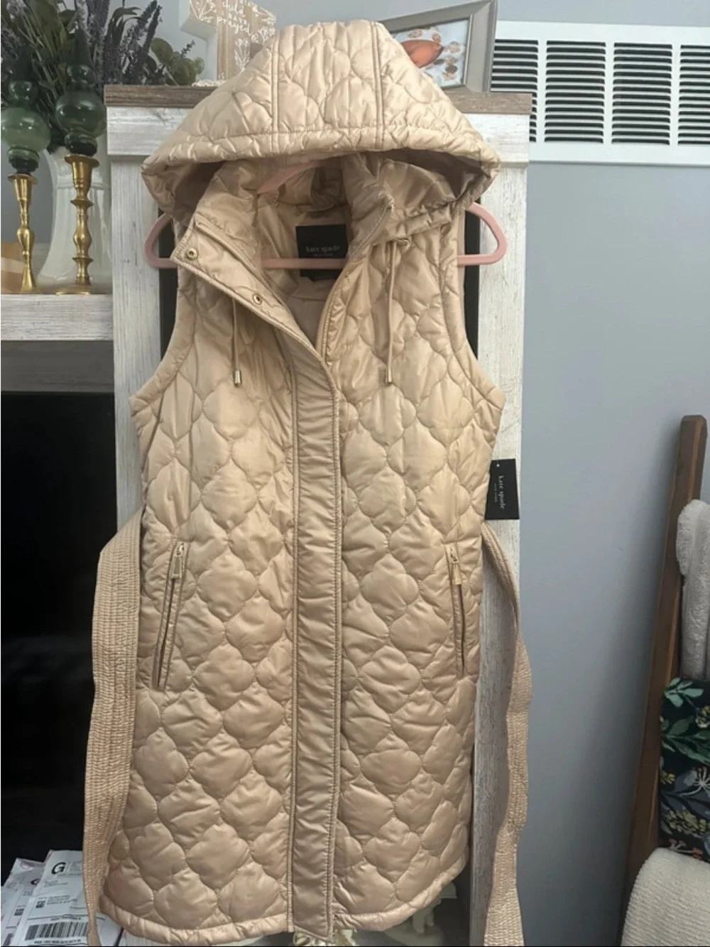 kate spade quilted satin