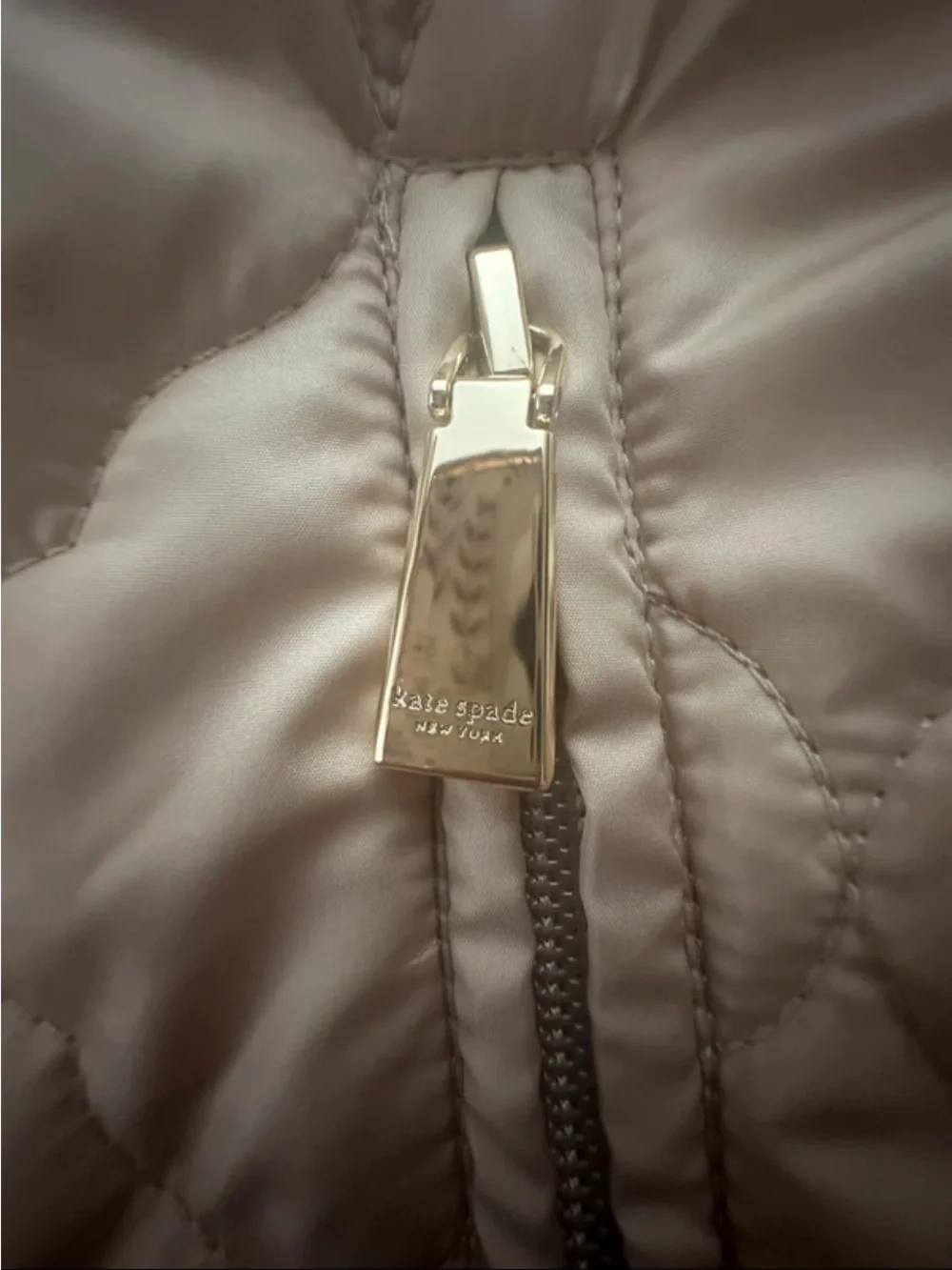 kate spade quilted satin