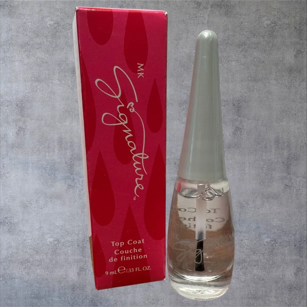 Mary Kay‎ MK Signature Top Coat 307900 9mL Clear Like New High Gloss Shine HA06