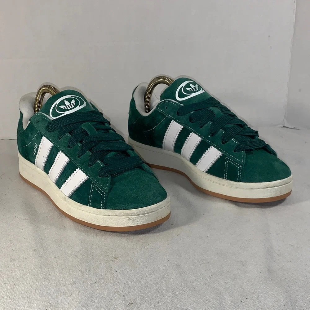 Adidas Men's Campus 00s Forest Green Suede Sneakers