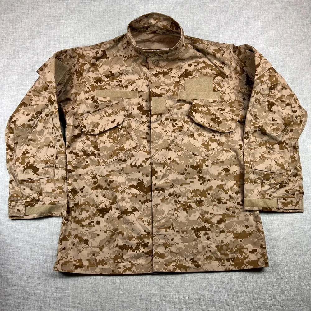Crye‎ Precision Navy Custom Field Shirt Men XL Desert Camo Tactical SEAL AOR1