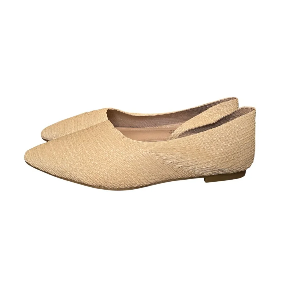 NWT Cape Robbin Flats & Loafers Size 7‎ Beige Office Casual Resort Vacation