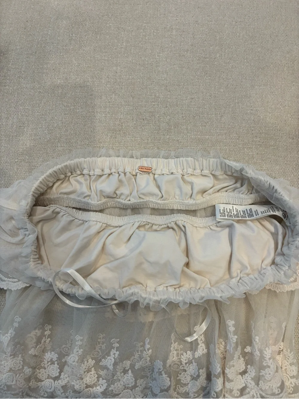 Free People sheer embroidery