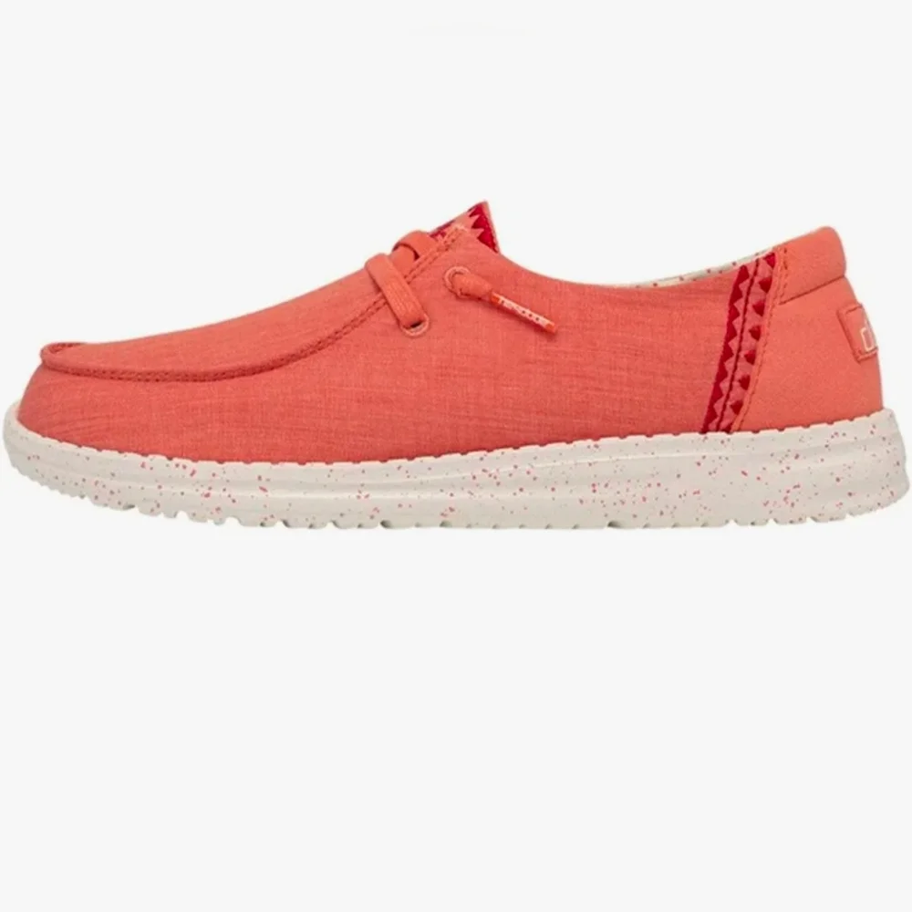 Hey Dude Women's - Wendy Inca Poppy Red Size 6 -New with Tags