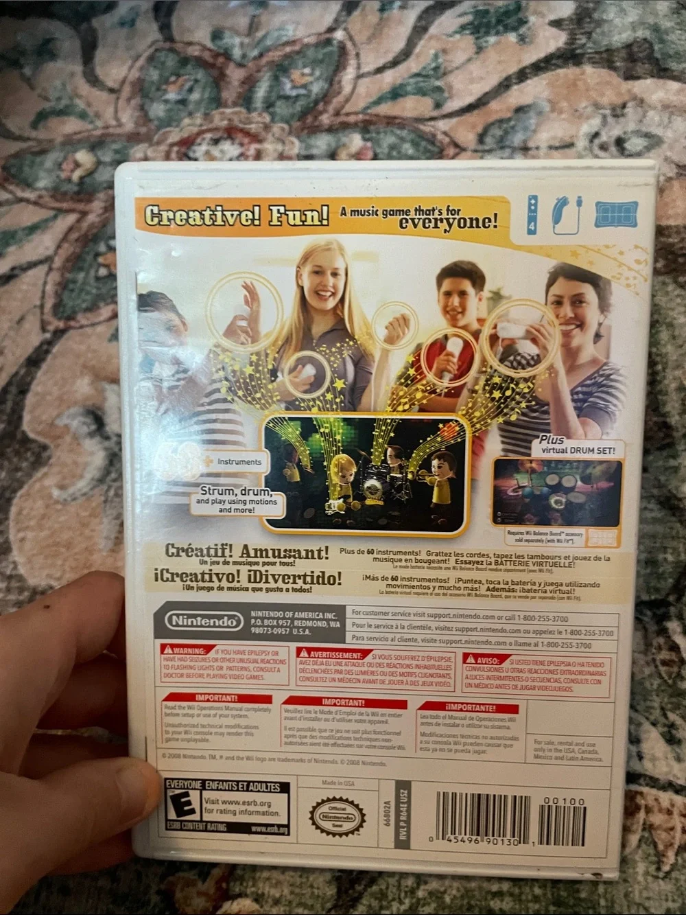 Nintendo interactive music
