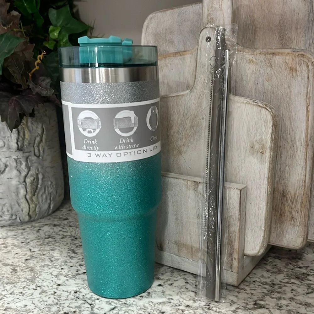 Boutique Finds blue glitter