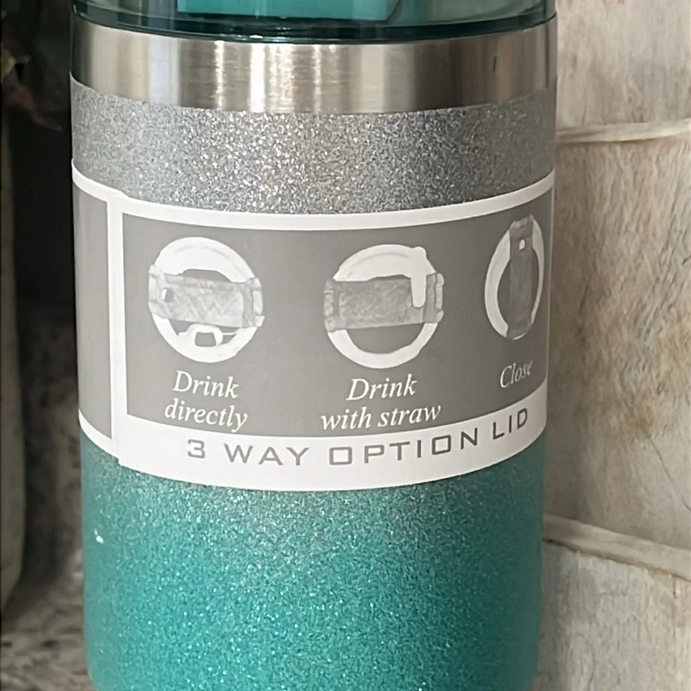 Boutique Finds blue glitter