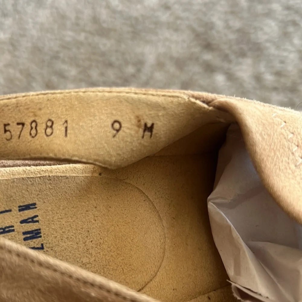 STUART‎ WEITZMAN Suede Wedge Sandals Size 9