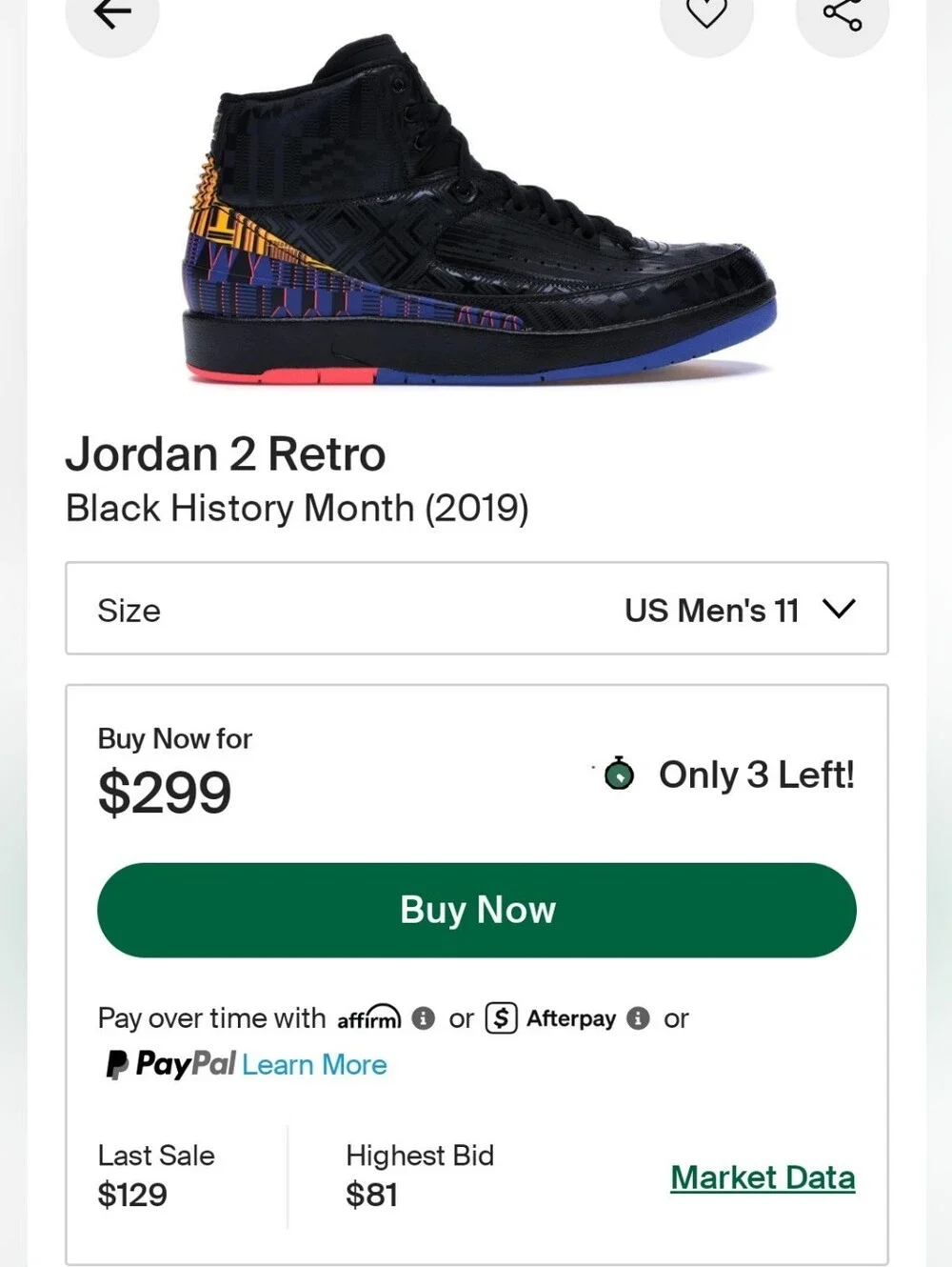 Jordan 2 Retro Black History Month Sneakers