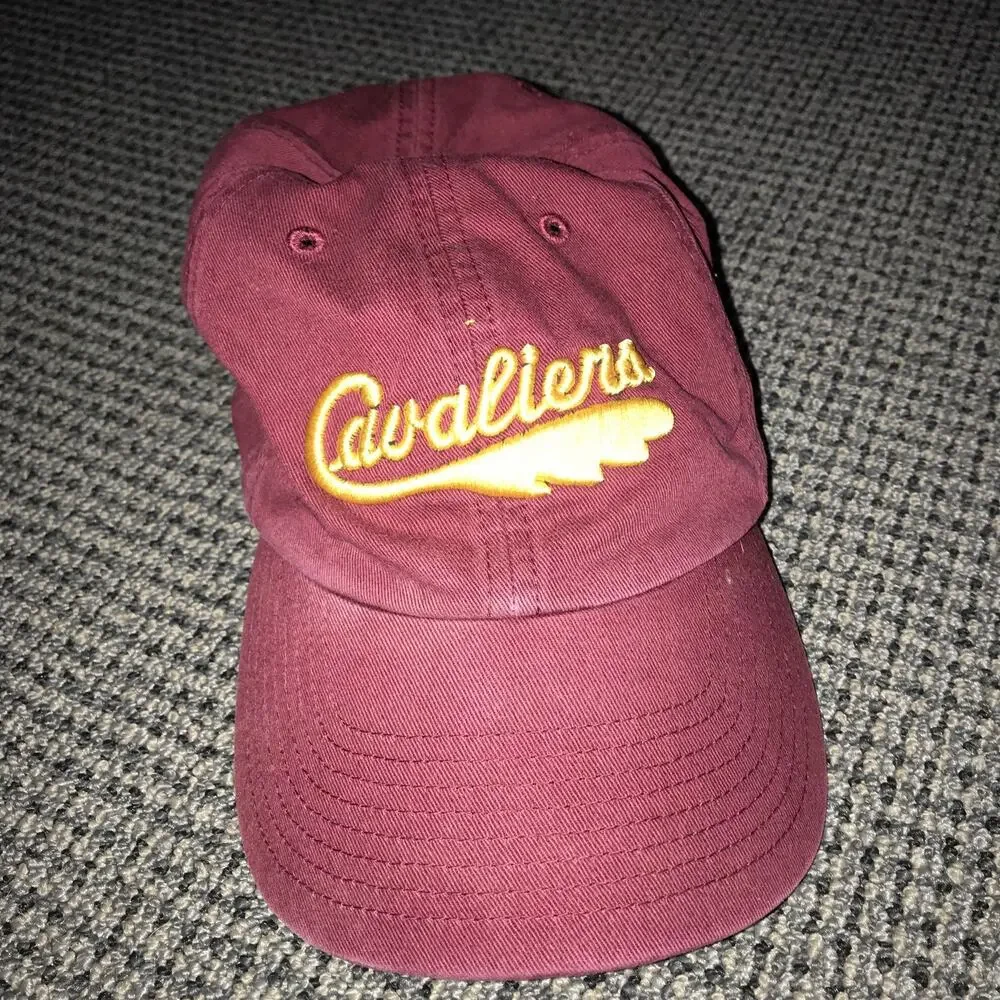 Cleveland Cavaliers Script Strap Ack Hat By 47 Brand‎ Garnet