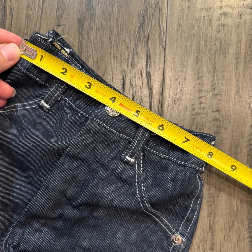 Vintage Sears Toughskins Jeans Size 4 Slim Dark Wash Denim‎ Flare Leg Kids