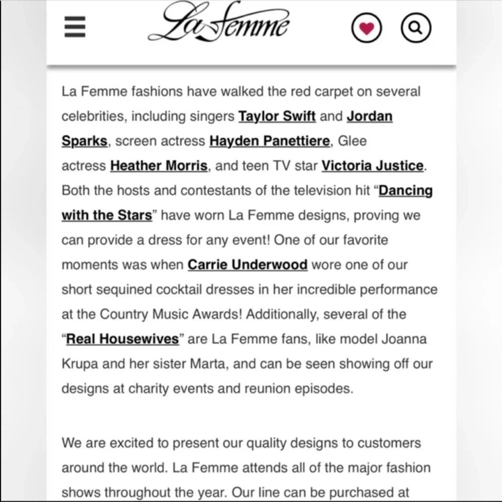 La Femme same day