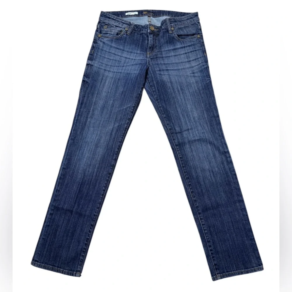 Kut from the Kloth Catherine Slim Boyfriend Jeans Dark Wash Size 8