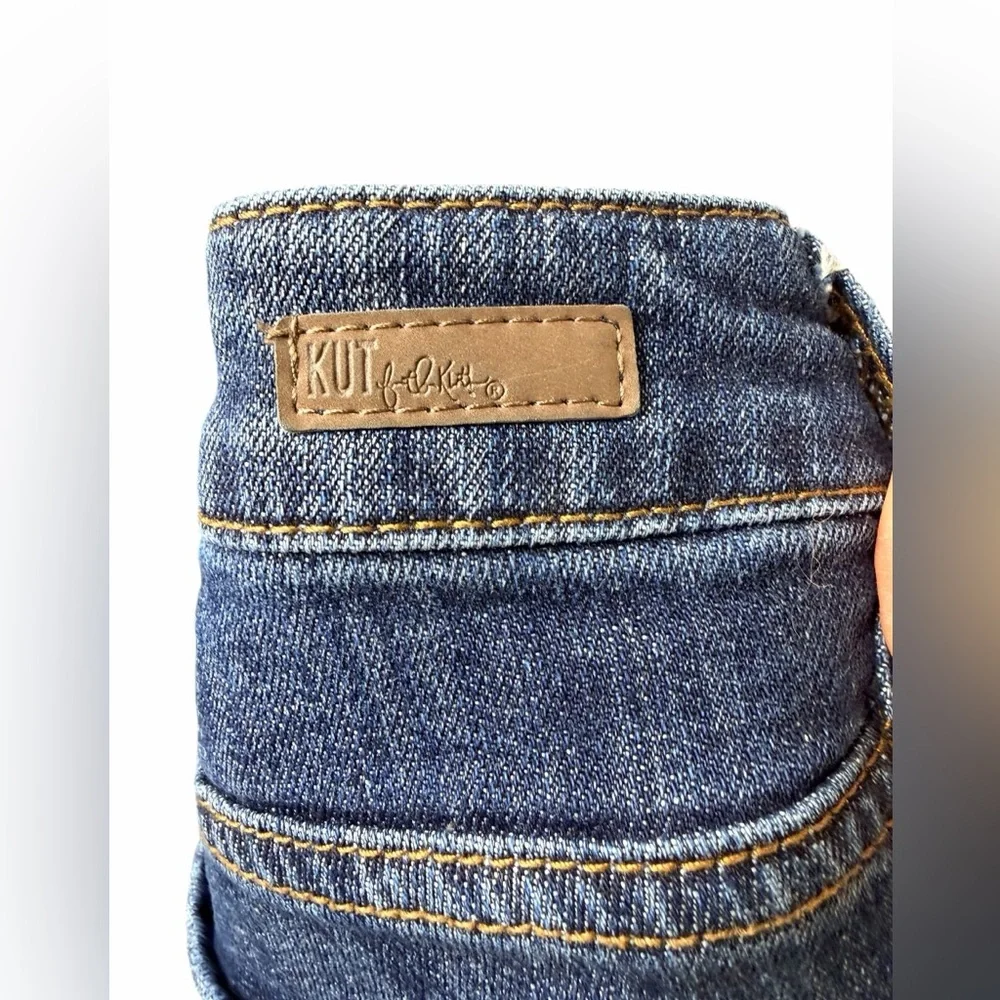 Kut from the Kloth Catherine Slim Boyfriend Jeans Dark Wash Size 8