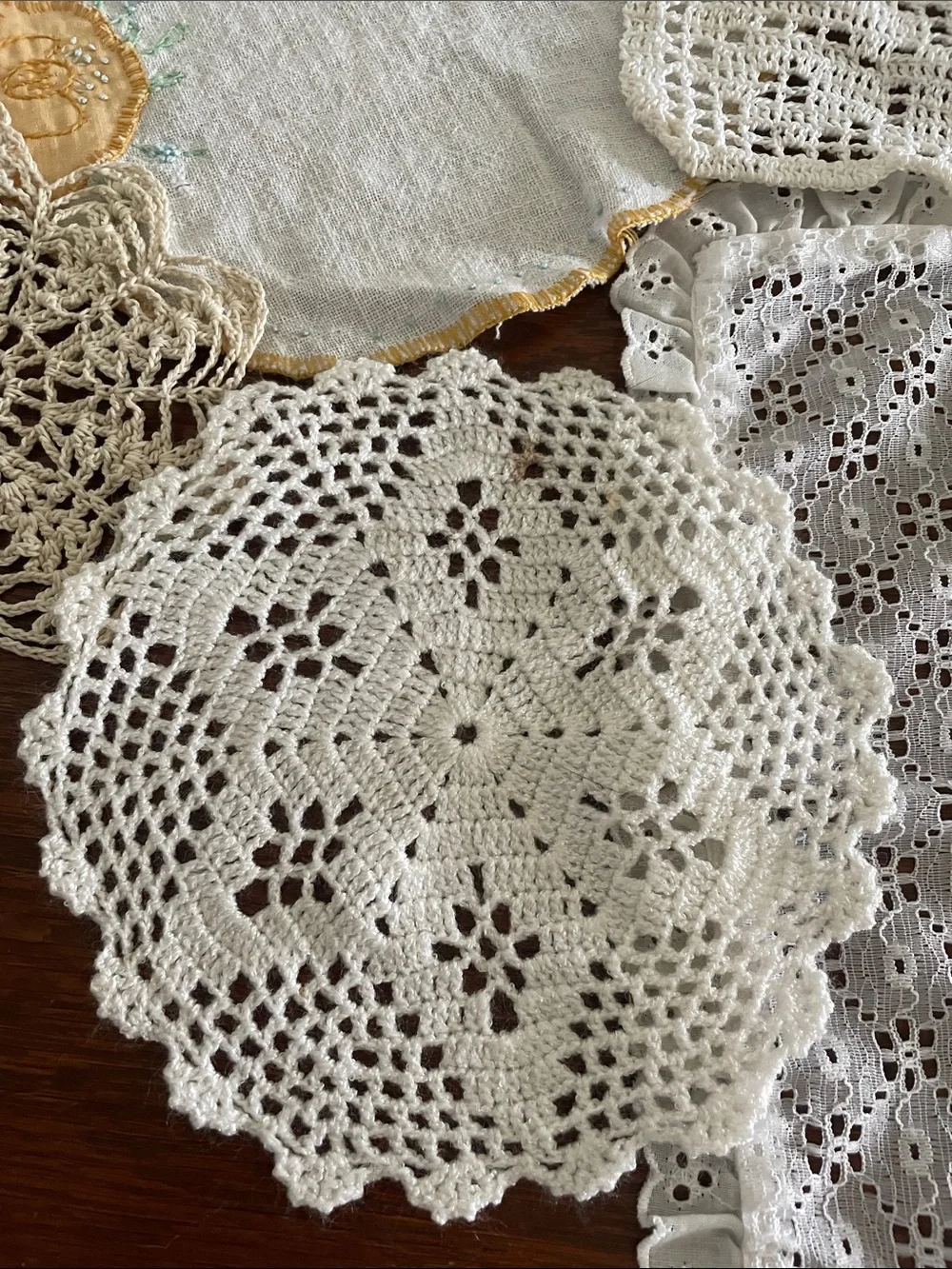 N/A as doilies inches
