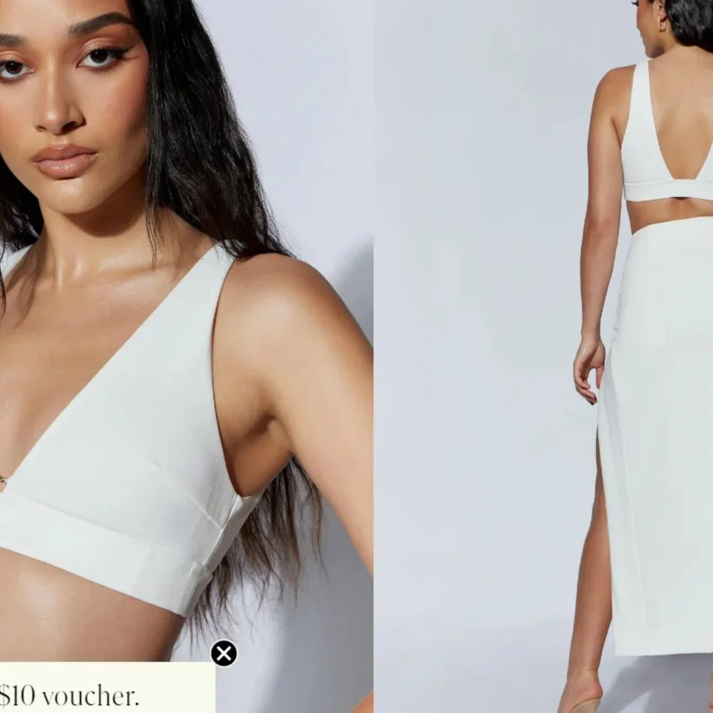 Meshki elegant white