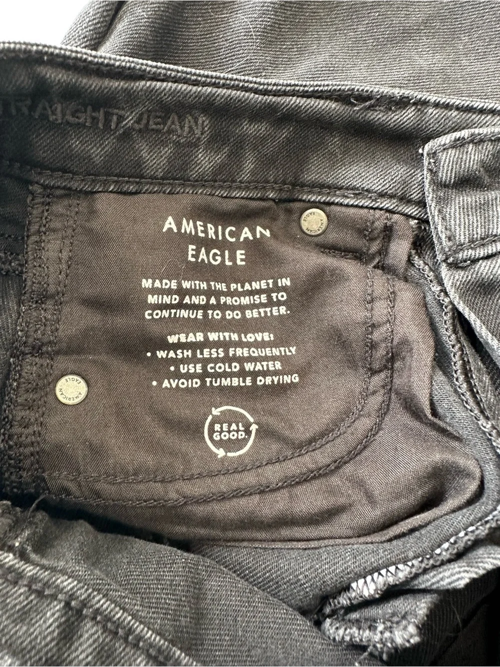 American Eagle Outfitters black straight
