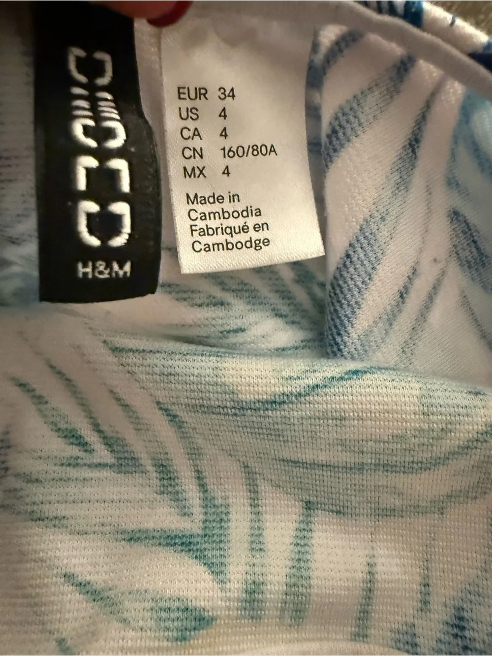 H&M sleeveless fit