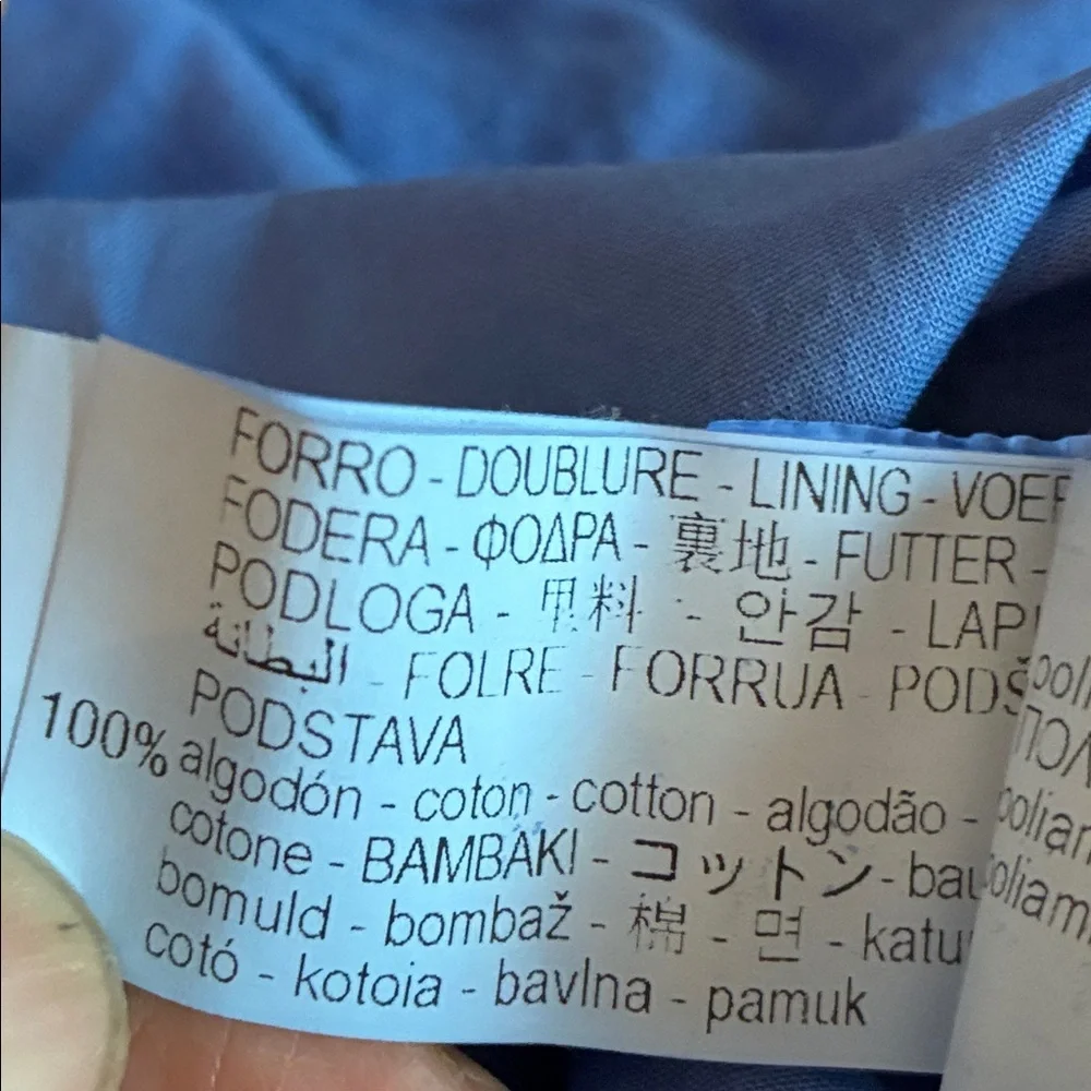Zara lightweight blue