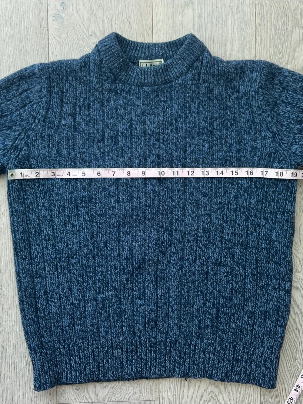 L.L. Bean silhouette warm knit