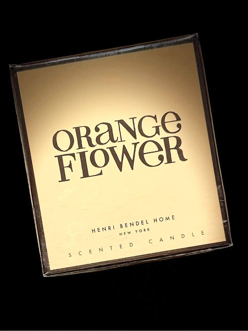 *NIB*HENRI BENDEL HOME NEW YORK Scented Candle, Orange Flower - 10 oz.