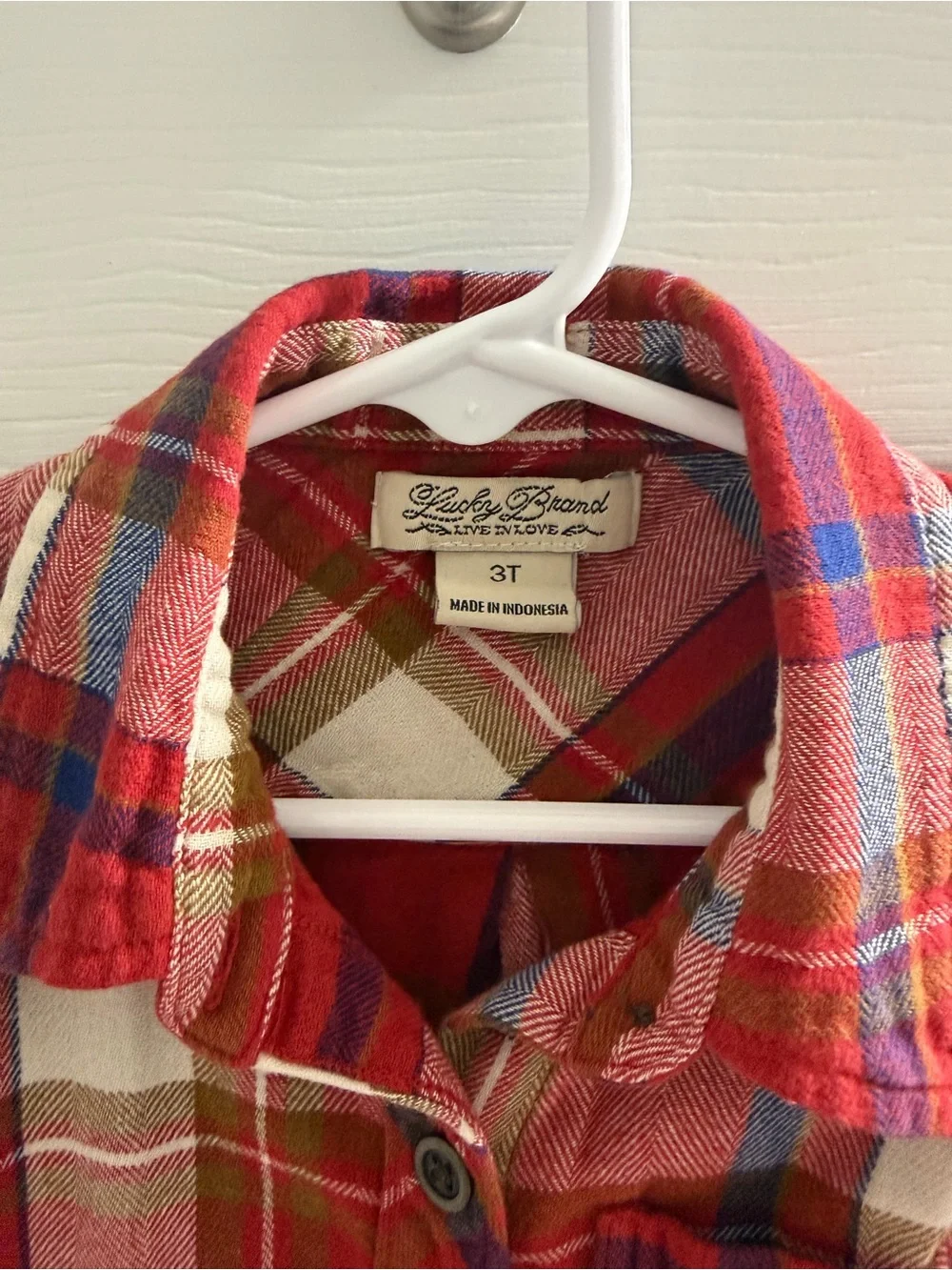 Lucky Brand lightweight plaid
