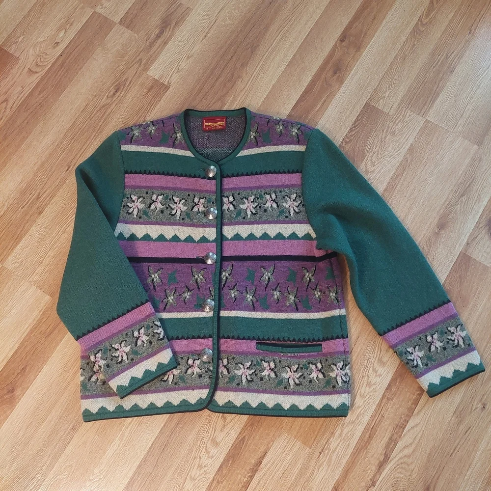 Geiger Collections Wool Vintage Sweater